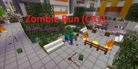 Скачать Zombie Run (City) для Minecraft 1.12.2