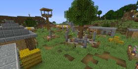 Скачать Улучшенная деревня для Minecraft 1.14.1