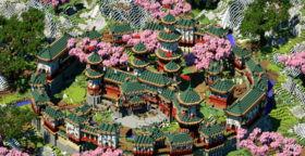 Скачать Oriental Chateau для Minecraft 1.12.2