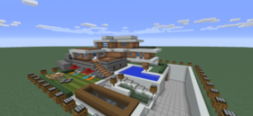 Скачать Механический хай-тек дом для Minecraft 1.12.2