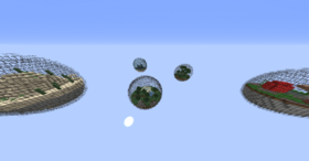 Скачать Выживание в стеклянных шарах для Minecraft 1.10.2