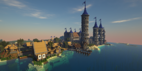 Скачать Vetero Town для Minecraft 1.14.4