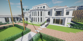 Скачать Famous Mansion Beverly Hills для Minecraft 1.12.2