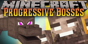 Скачать Progressive Bosses для Minecraft 1.14.4