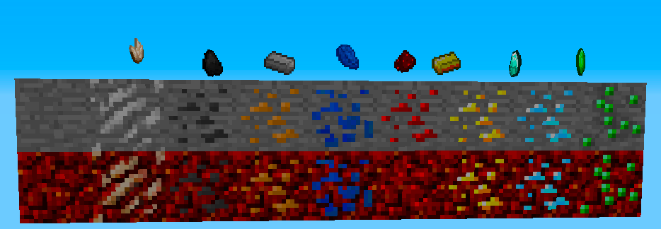 More New Nether Ores Plus 1.12.2 скриншот 2