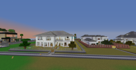 Скачать Большой город с красивыми домами для Minecraft 1.14.4