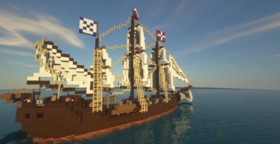 Скачать Линейный корабль для Minecraft 1.14.4