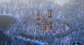 Скачать Gingerbread Village для Minecraft 1.12.2