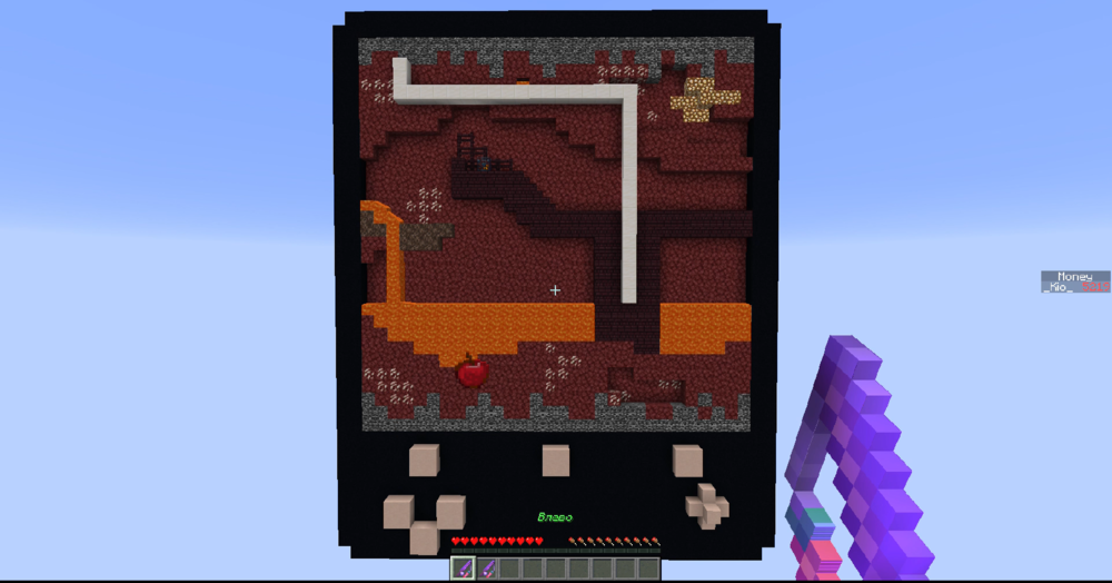 Змейка в Minecraft скриншот 1
