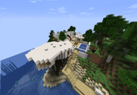 Скачать Огромный особняк в лесных холмах для Minecraft 1.15.2