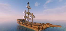 Скачать Пиратский фрегат для Minecraft 1.15.2
