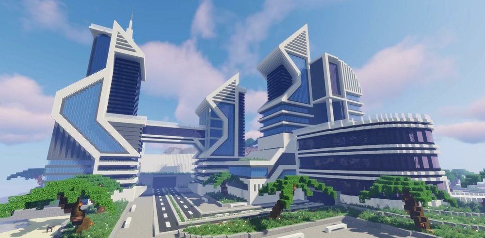 Large Futuristic City скриншот 2