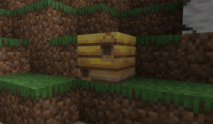 Пчелиное гнездо в Minecraft 1.15