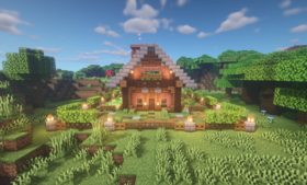Скачать Survival Simple Brick House для Minecraft 1.14.4
