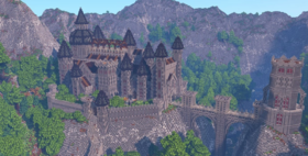Скачать Castle in a Valley для Minecraft 1.16.2
