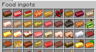 Food Ingots 1.16.4 скриншот 1