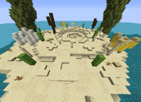Скачать PVP на песчаном острове для Minecraft 1.16.5