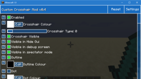 Скачать Custom Crosshair для Minecraft 1.15.2