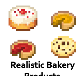 Скачать Realistic Bakery Products для Minecraft 1.17