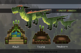 Скачать Dragons Survival для Minecraft 1.15.2