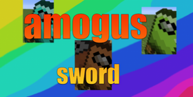 Скачать Amogus sword для Minecraft 1.17.1
