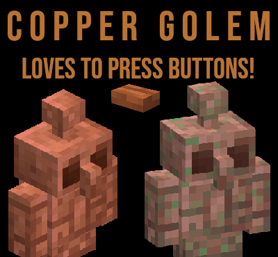 Copper Golem for Fabric 1.17.1 скриншот 2
