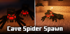 Скачать Cave Spider Spawn для Minecraft 1.21.3