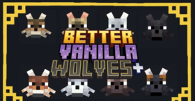 Скачать Better Vanilla Wolves для Minecraft 1.21.3