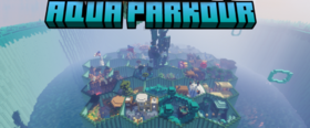 Скачать Aqua Parkour для Minecraft 1.21.3