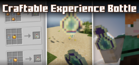 Скачать Craftable Experience Bottle для Minecraft 1.21.4