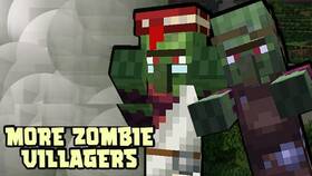 Скачать More Zombie Villagers для Minecraft 1.21.1