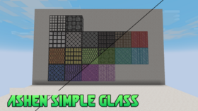 Скачать Ashen Simple Glass для Minecraft 1.21.4