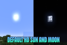 Скачать Default HD Sun and Moon для Minecraft 1.21.4