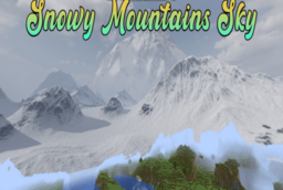 Скачать Snowy Mountains Sky для Minecraft 1.20.6