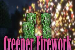 Скачать Creeper Firework для Minecraft 1.21.4