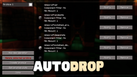 Скачать Autodrop для Minecraft 1.21.4