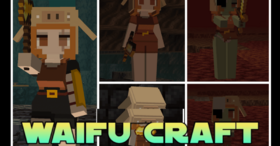 Скачать Waifu Craft для Minecraft 1.21.4