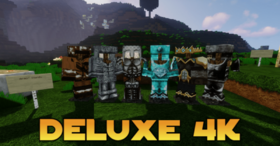 Скачать Deluxe 4K для Minecraft 1.21.4