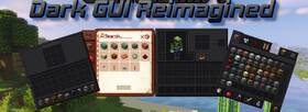 Скачать Dark GUI Reimagined для Minecraft 1.21.4