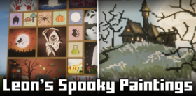 Скачать Leon’s Spooky Paintings для Minecraft 1.19.2