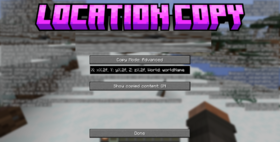 Скачать Location Copy для Minecraft 1.21.4