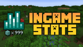 Скачать InGame Stats для Minecraft 1.21.4