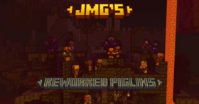 Скачать JMG’s Reworked Piglins для Minecraft 1.21.4