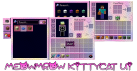 Скачать Meowmrow Kittycat UI для Minecraft 1.21.4