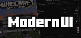 Скачать Modern UI для Minecraft 1.21.4