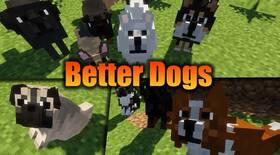 Скачать Better Dogs для Minecraft 1.21.4