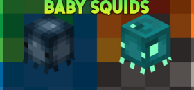 Скачать Baby Squids для Minecraft 1.21.4