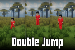 Скачать ScadeBlock Double Jump для Minecraft 1.21.4