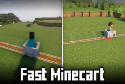 Скачать Fast Minecart для Minecraft 1.21.4