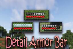 Скачать Detail Armor Bar для Minecraft 1.20.6